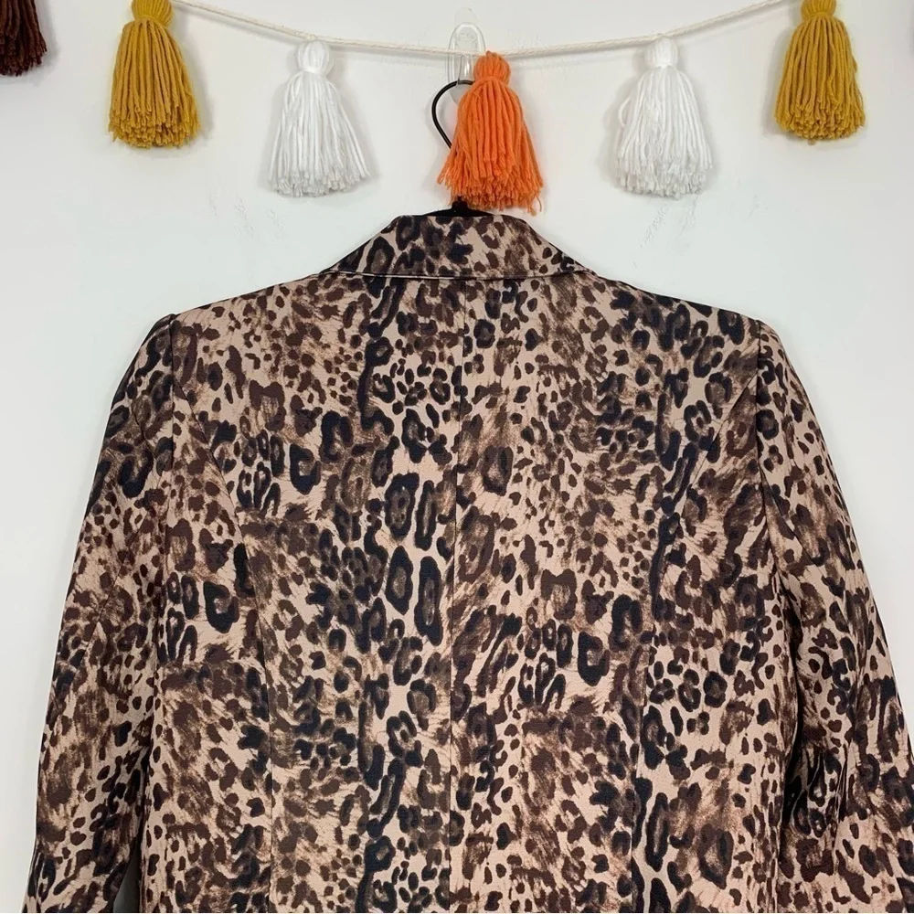 NWT Lioness Palermo Leopard Print Blazer Size Small - Picture 9 of 14